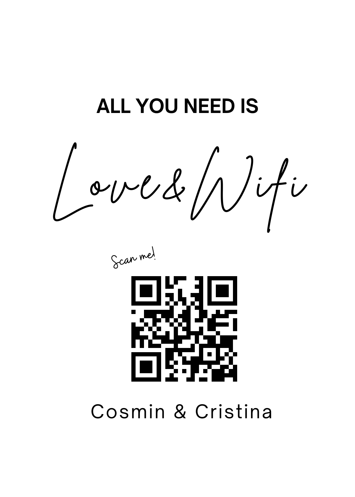 Galerie foto cu cod QR și cartonașe A6 personalizate – pachet MOST WANTED Keepitcloud